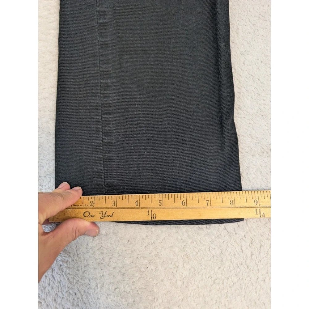 Levis 513 Jeans Mens 38x30 Black Slim Fit‎ Stretch Straight Leg Denim Pants